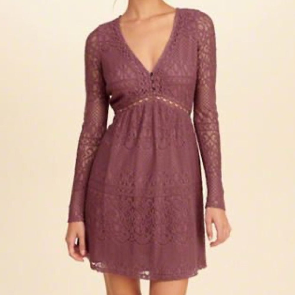Mauve Lace Dress